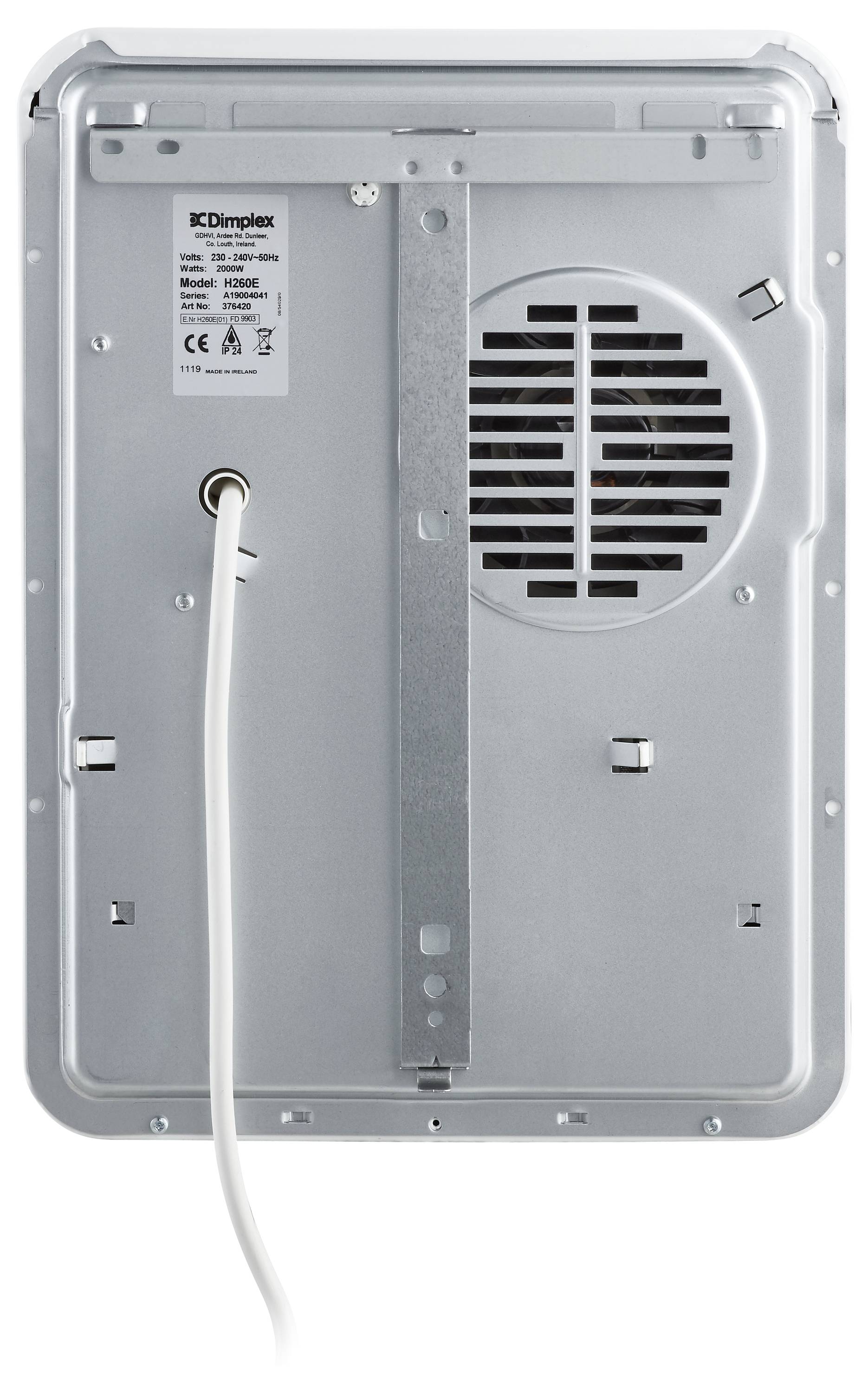 Dimplex 376420 Bad-Schnellheizer H 260E Weiß