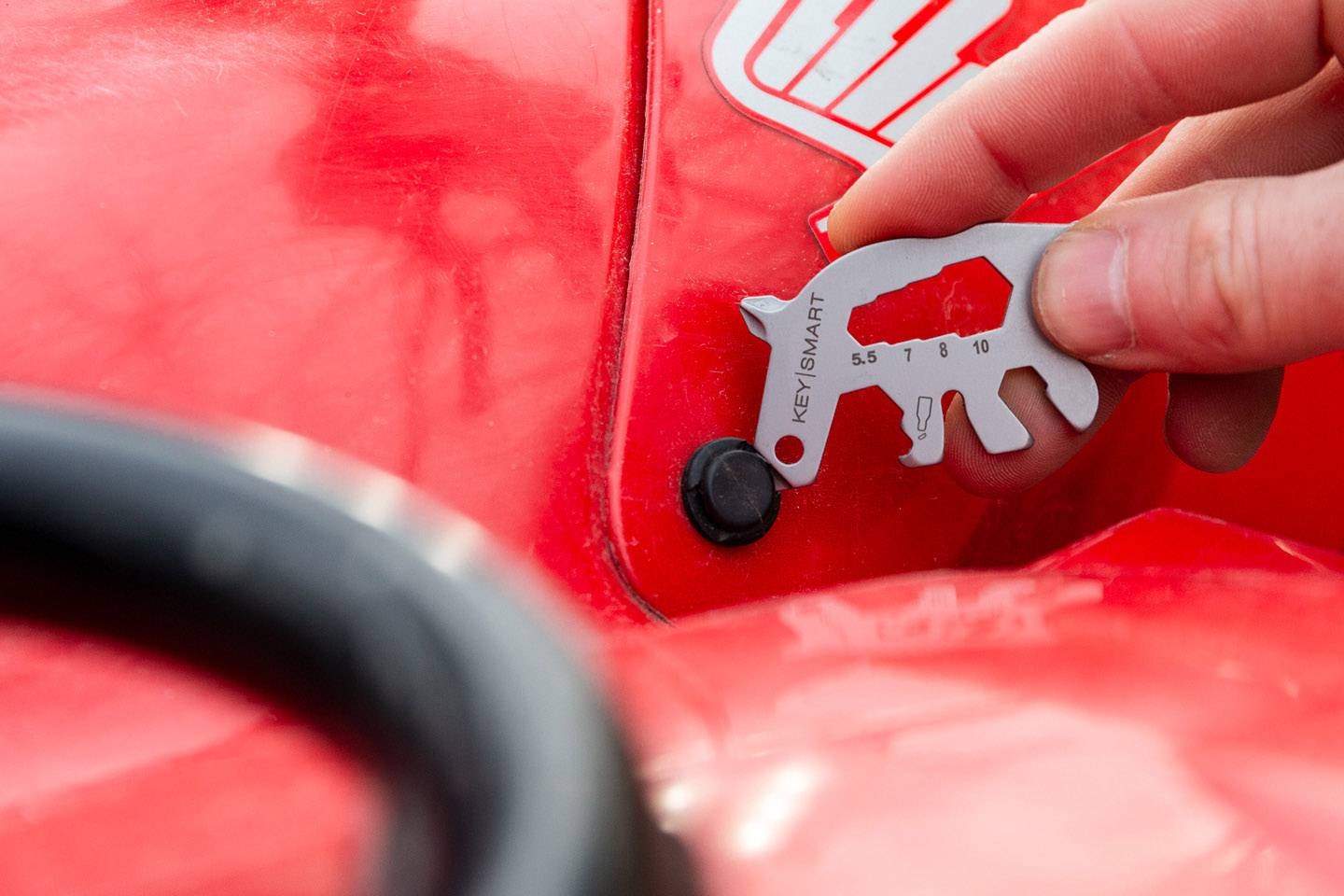 KEY SMART Schlüsselanhänger KS824-SS-BER Alltul Bear Edelstahl 1St.