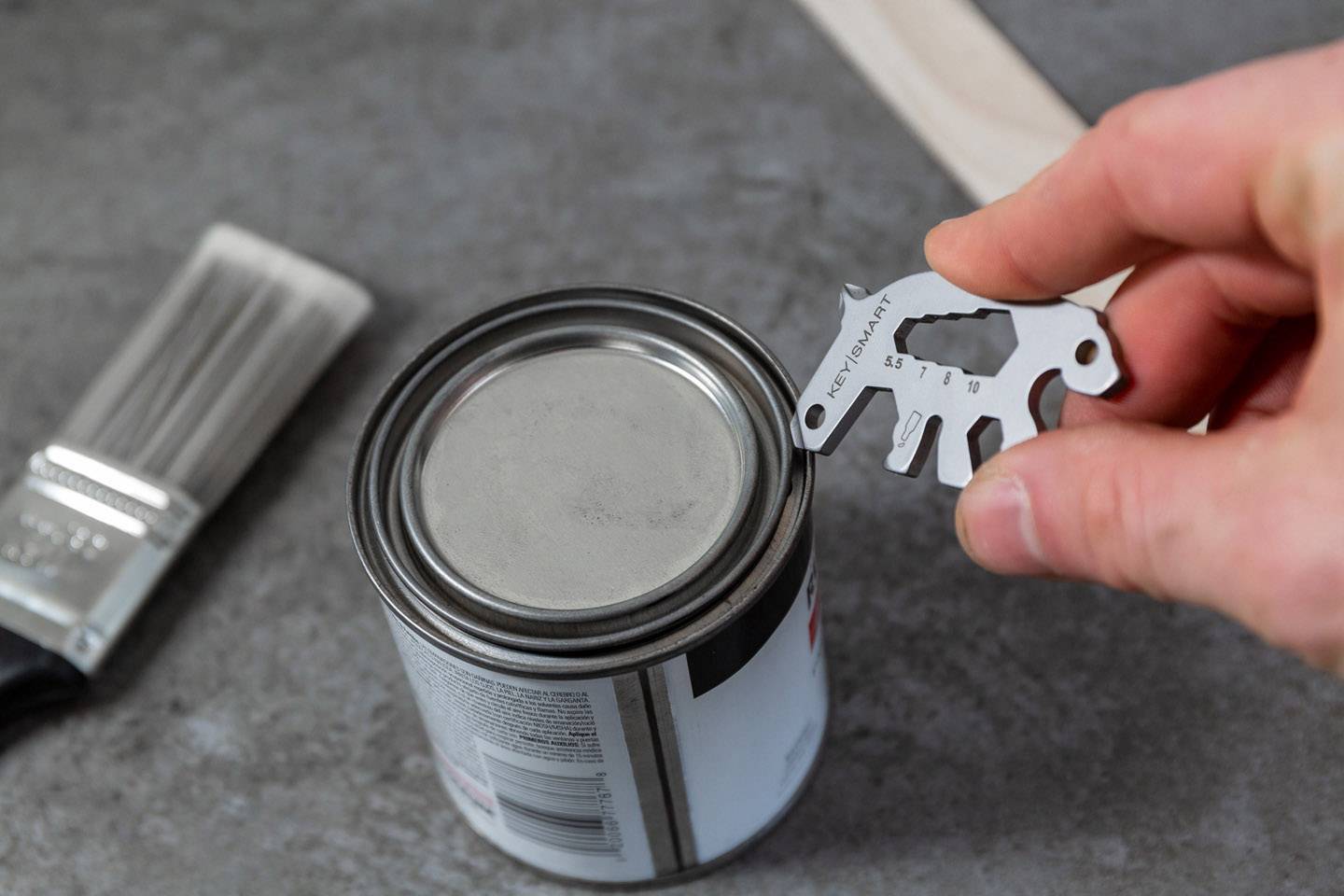 KEY SMART Schlüsselanhänger KS824-SS-BER Alltul Bear Edelstahl 1St.