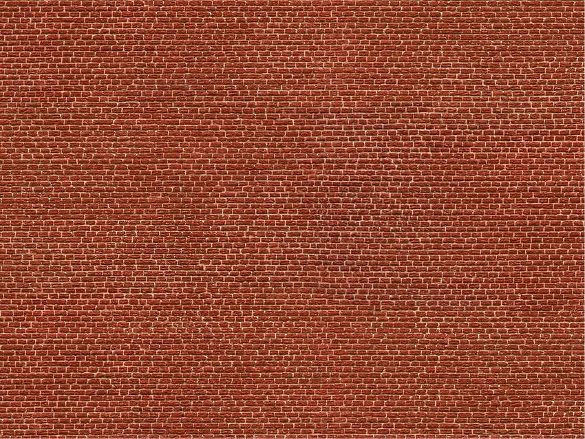 NOCH 0056610 Universell 3D-Kartonplatte Klinker rot