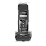 Gigaset E290 DECT/GAP Schnurloses Telefon analog für Hörgeräte kompatibel, Freisprechen, Babyphone Schwarz