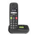 Gigaset E290A DECT/GAP Schnurloses Telefon analog für Hörgeräte kompatibel, Anrufbeantworter, Frei