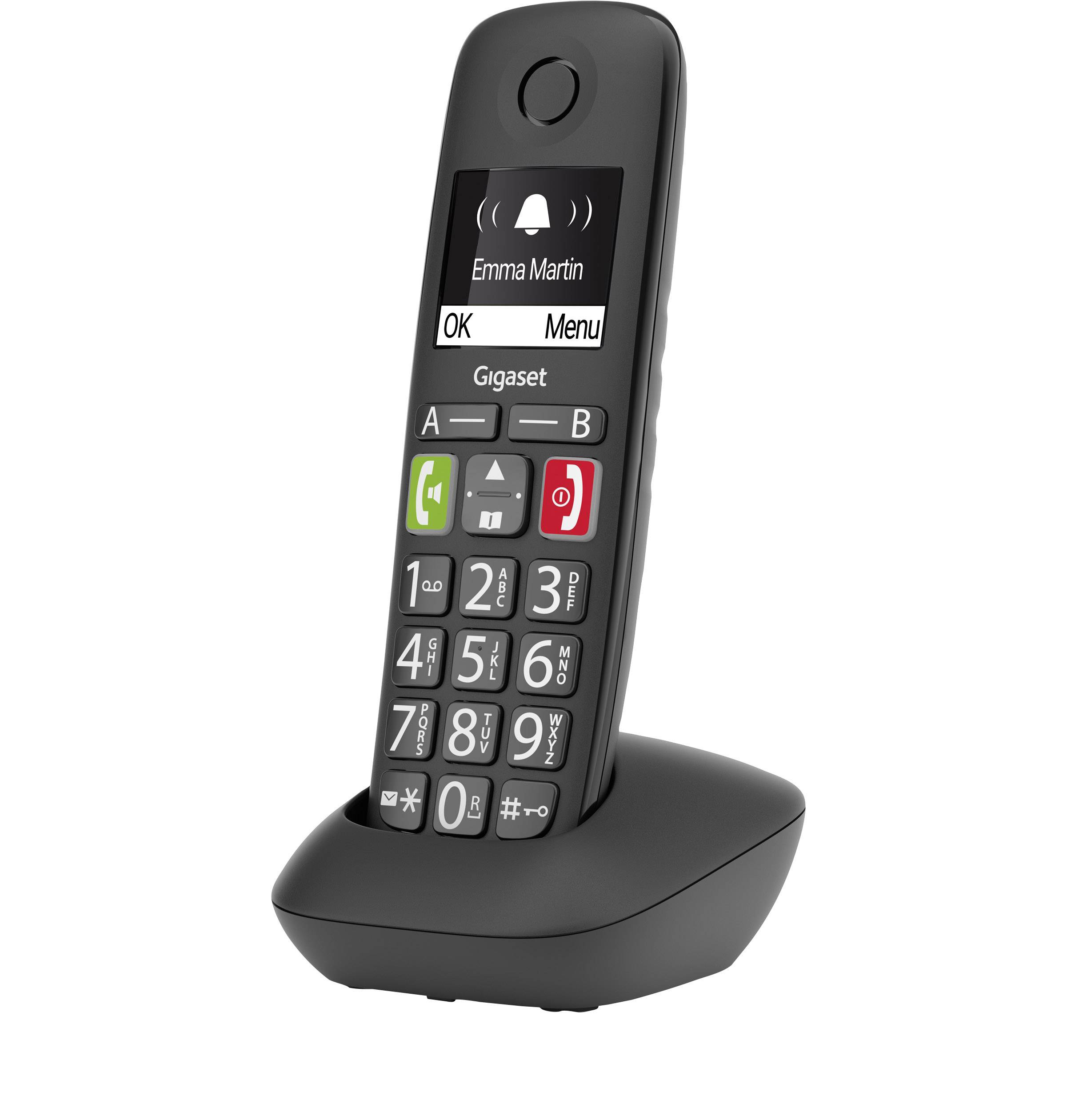 Gigaset E290HX Mobilteil Schwarz