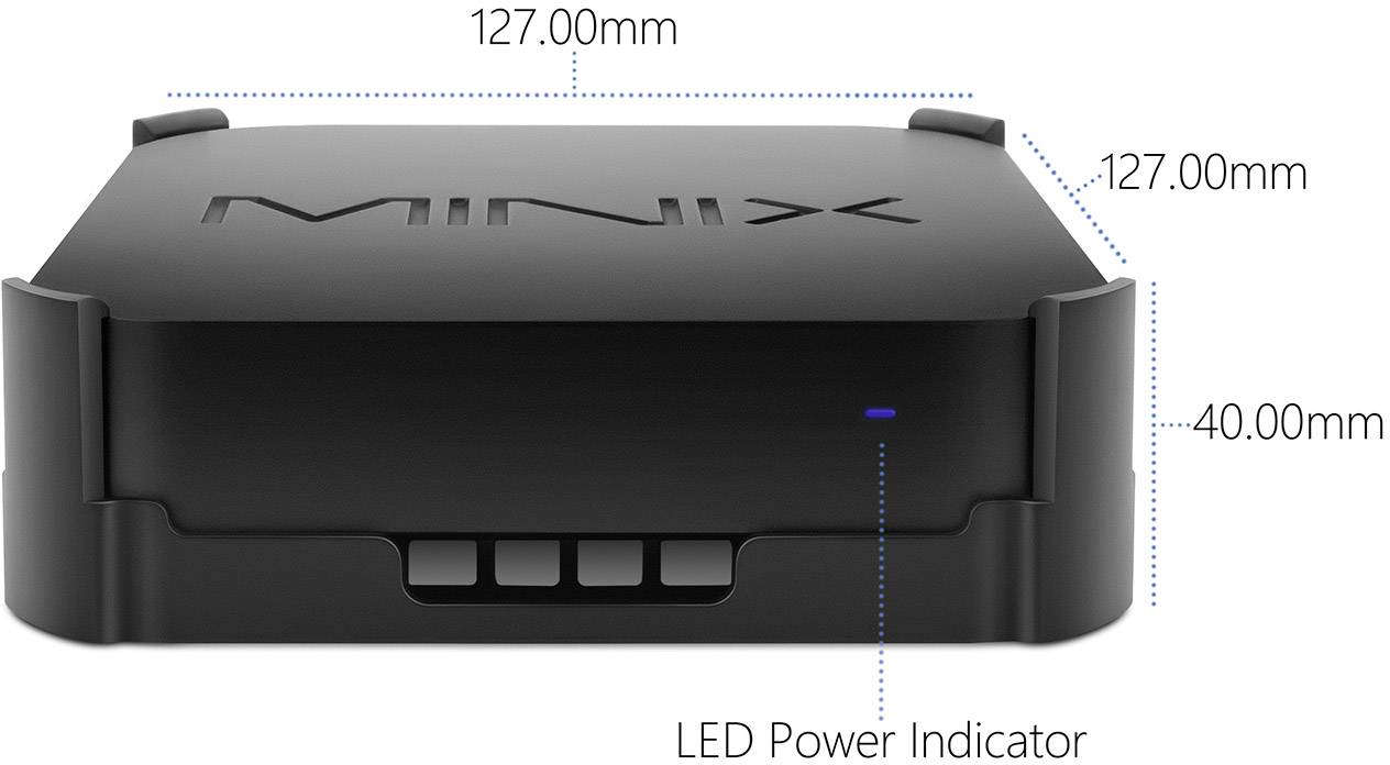 Minix NEO Z83-4 Plus Mini PC Intel Atom x5-Z8350 (4 x 1.44 GHz / max. 1.92 GHz) 4 GB RAM  64 GB eMMC  Win 10 Pro