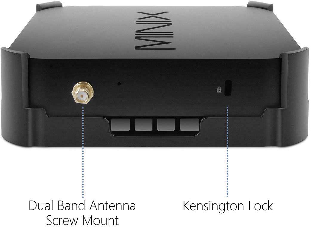 Minix NEO Z83-4 Plus Mini PC Intel Atom x5-Z8350 (4 x 1.44 GHz / max. 1.92 GHz) 4 GB RAM  64 GB eMMC  Win 10 Pro