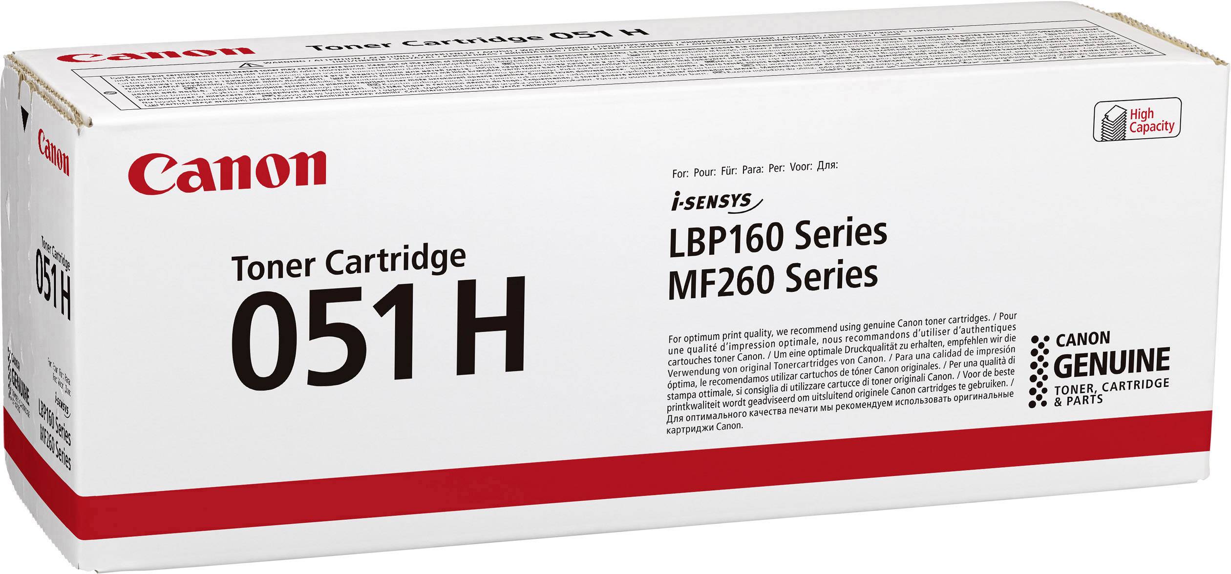 Canon Toner 051H Original Schwarz 4100 Seiten 2169C002