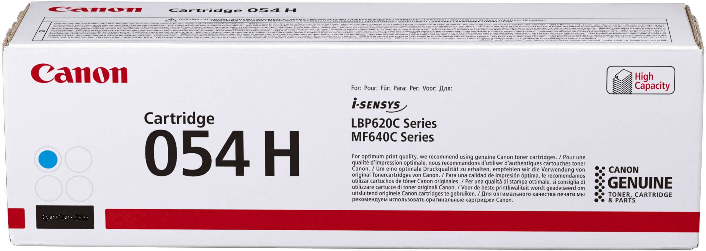 Canon Toner 054H Original Cyan 2300 Seiten 3027C002