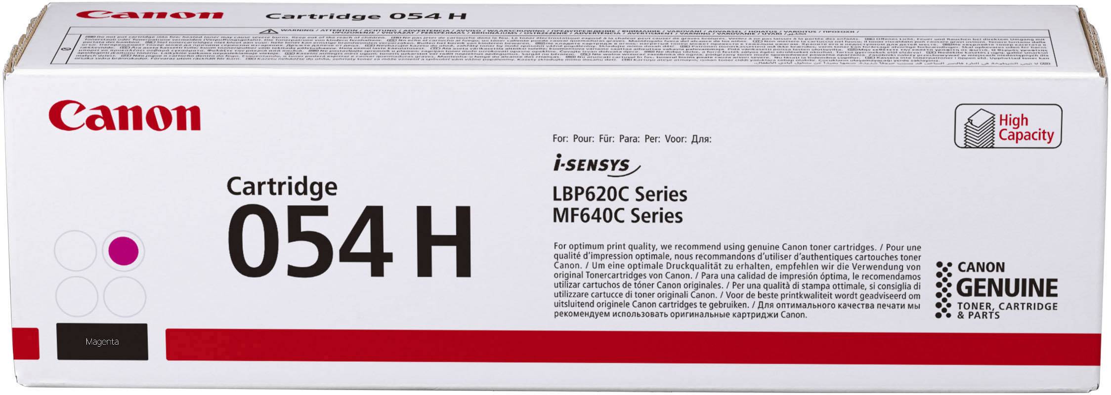 Canon Toner 054H Original Magenta 2300 Seiten 3026C002