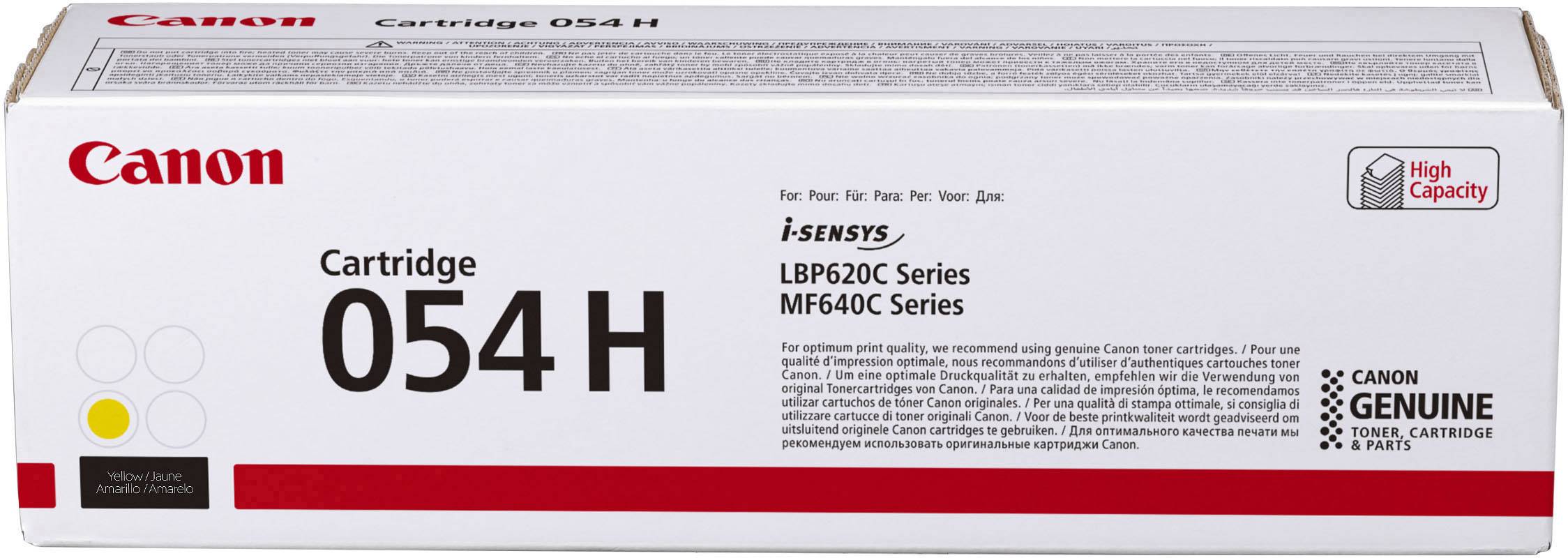 Canon Toner 054H Original Gelb 2300 Seiten 3025C002