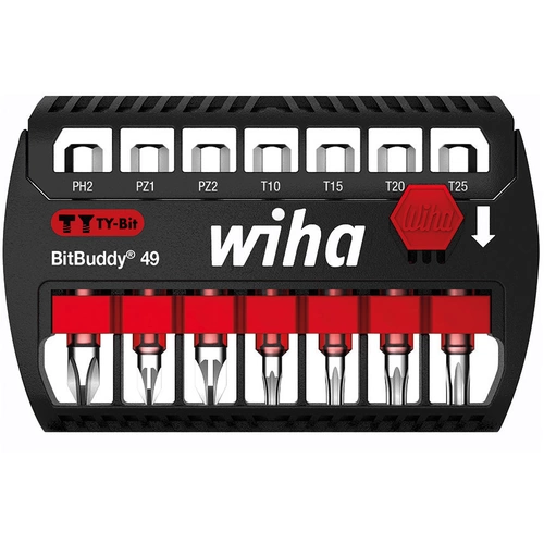 Wiha 42117 Bit-Set 7teilig Kreuzschlitz Phillips, Kreuzschlitz Pozidriv, Innen-TORX Wiha 42117 Bit-Set 7teilig Kreuzschlitz Phillips, Kreuzschlitz Pozidriv, Innen-TORX