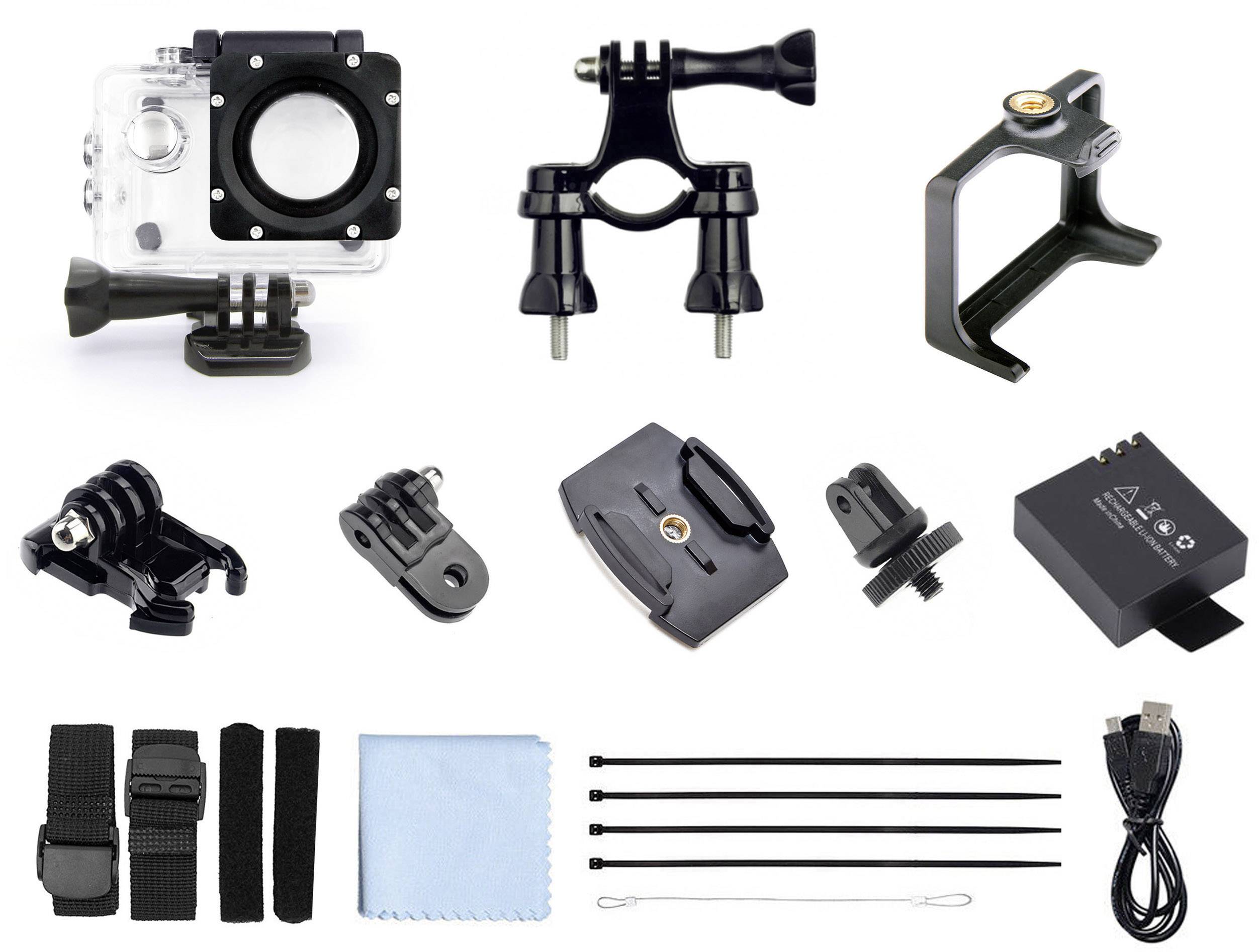 GoXtreme Rebel Action Cam Webcam, Spritzwassergeschützt