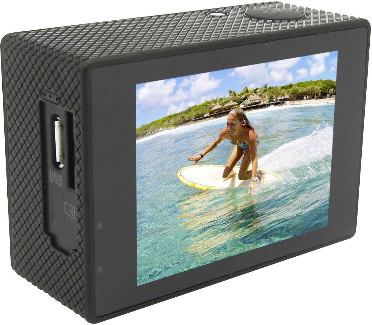 GoXtreme Rebel Action Cam Webcam, Spritzwassergeschützt