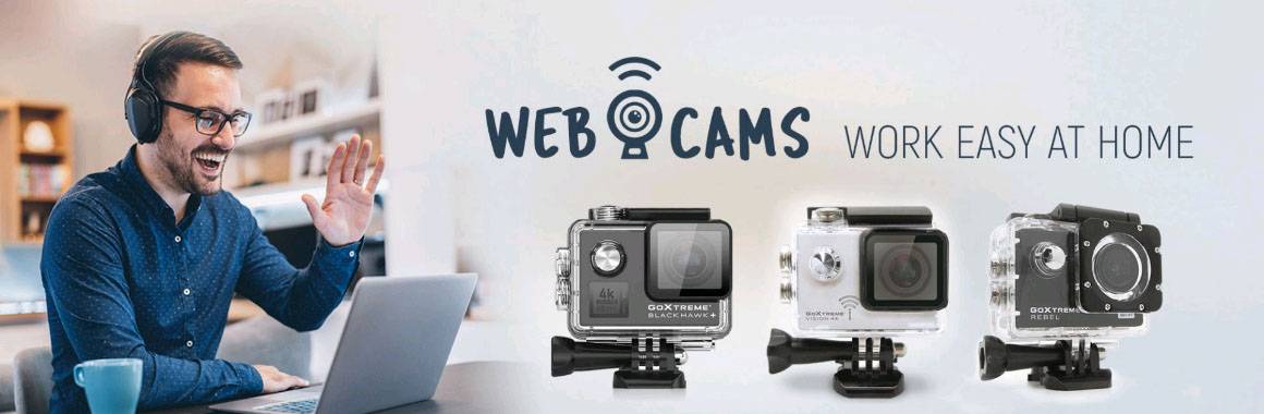 GoXtreme Rebel Action Cam Webcam, Spritzwassergeschützt