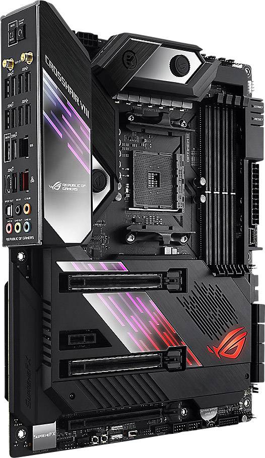 Asus ROG Crosshair VIII Formula Mainboard Sockel (PC) AMD® AM4 Formfaktor (Details) ATX Mainboard-Chipsatz AMD® X570