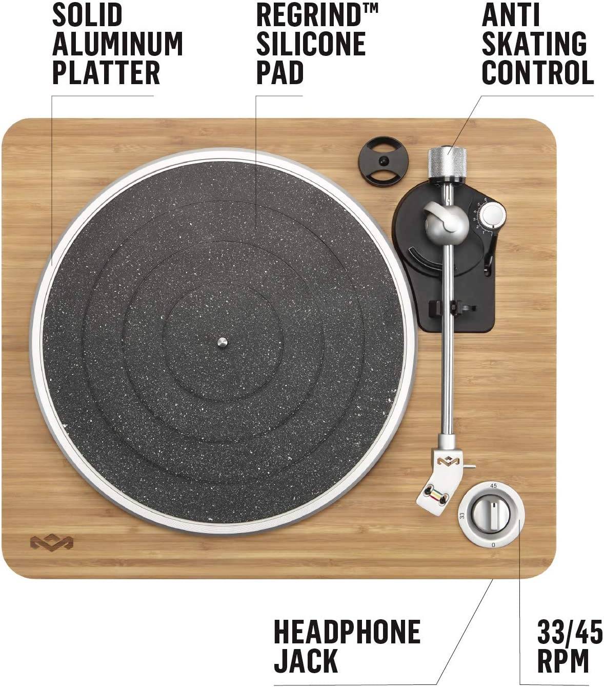 Marley Stir IT UP USB-Plattenspieler Riemenantrieb Bambus