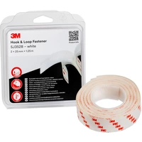 3M SJ352B Klettband zum Aufkleben (L x B) 1.25m x 25mm Weiß 1St. 3M SJ352B Klettband zum Aufkleben (L x B) 1.25m x 25mm Weiß 1St.