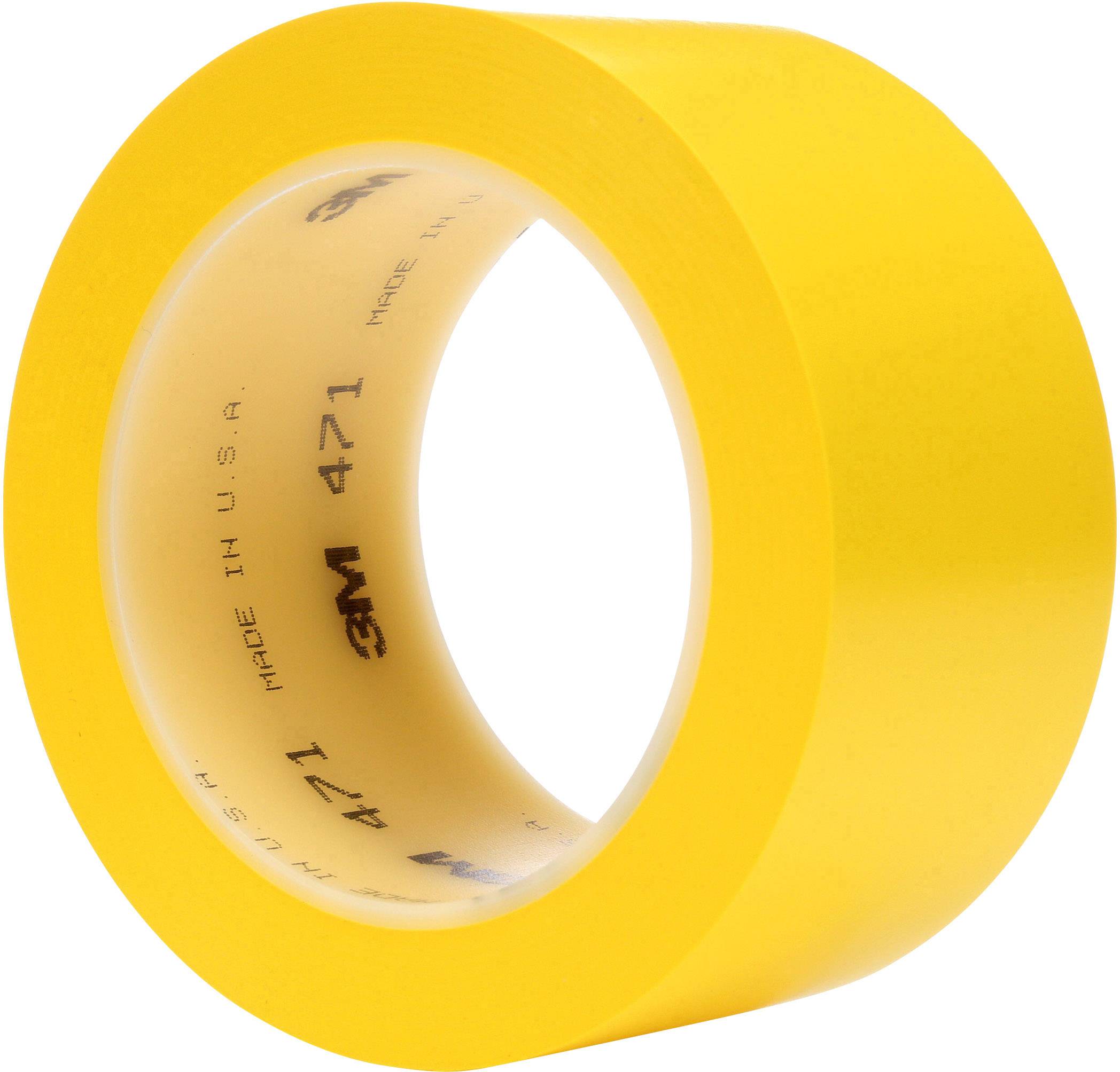 Gelbes Klebeband der Marke 3M, Modellnummer 471, hergestellt in den USA.