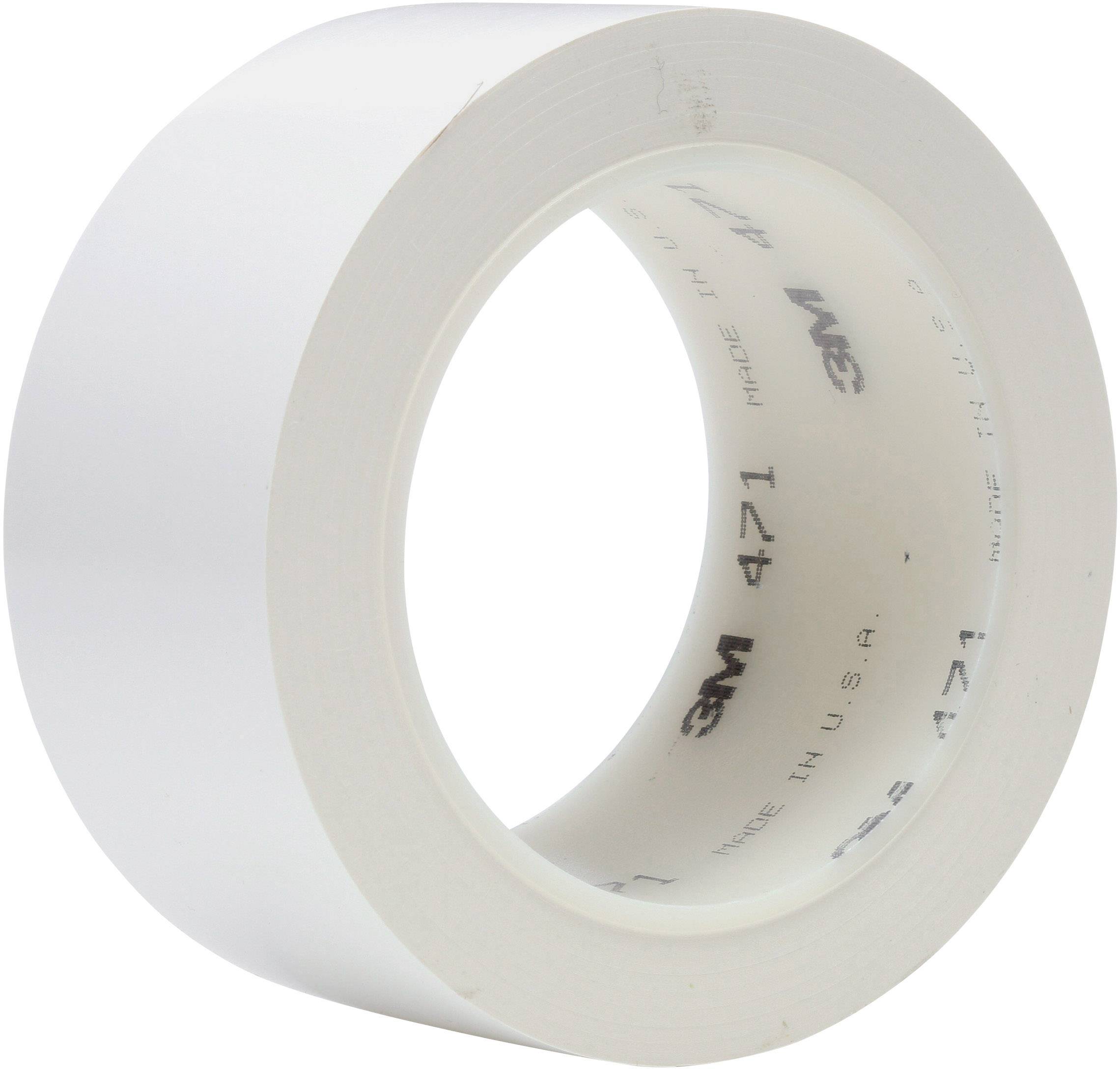 Eine Rolle weißes Klebeband der Marke 3M, geeignet für vielseitige Anwendungen.