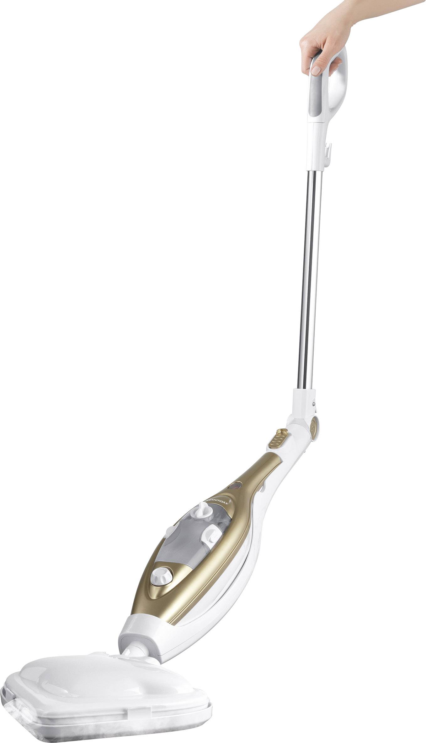 CleanMaxx 1123 Dampfbesen 1123 Grün, Weiß