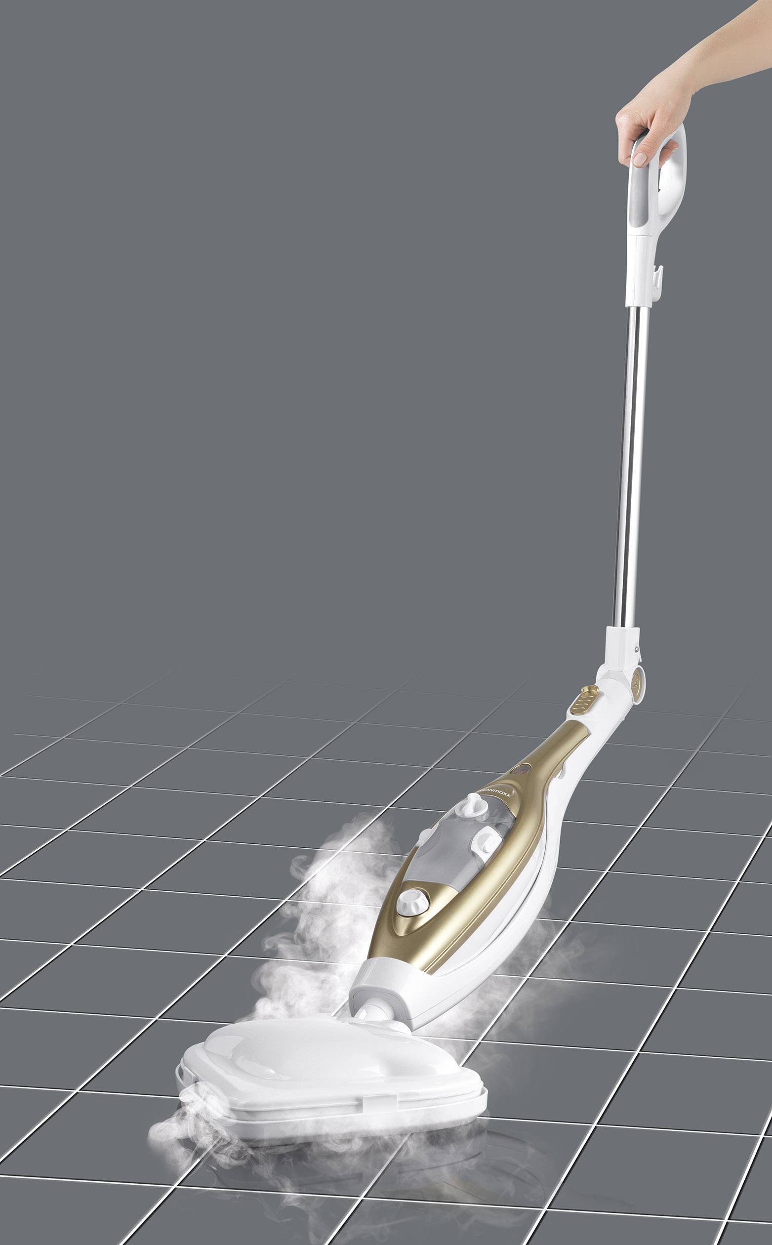 CleanMaxx 1123 Dampfbesen 1123 Grün, Weiß