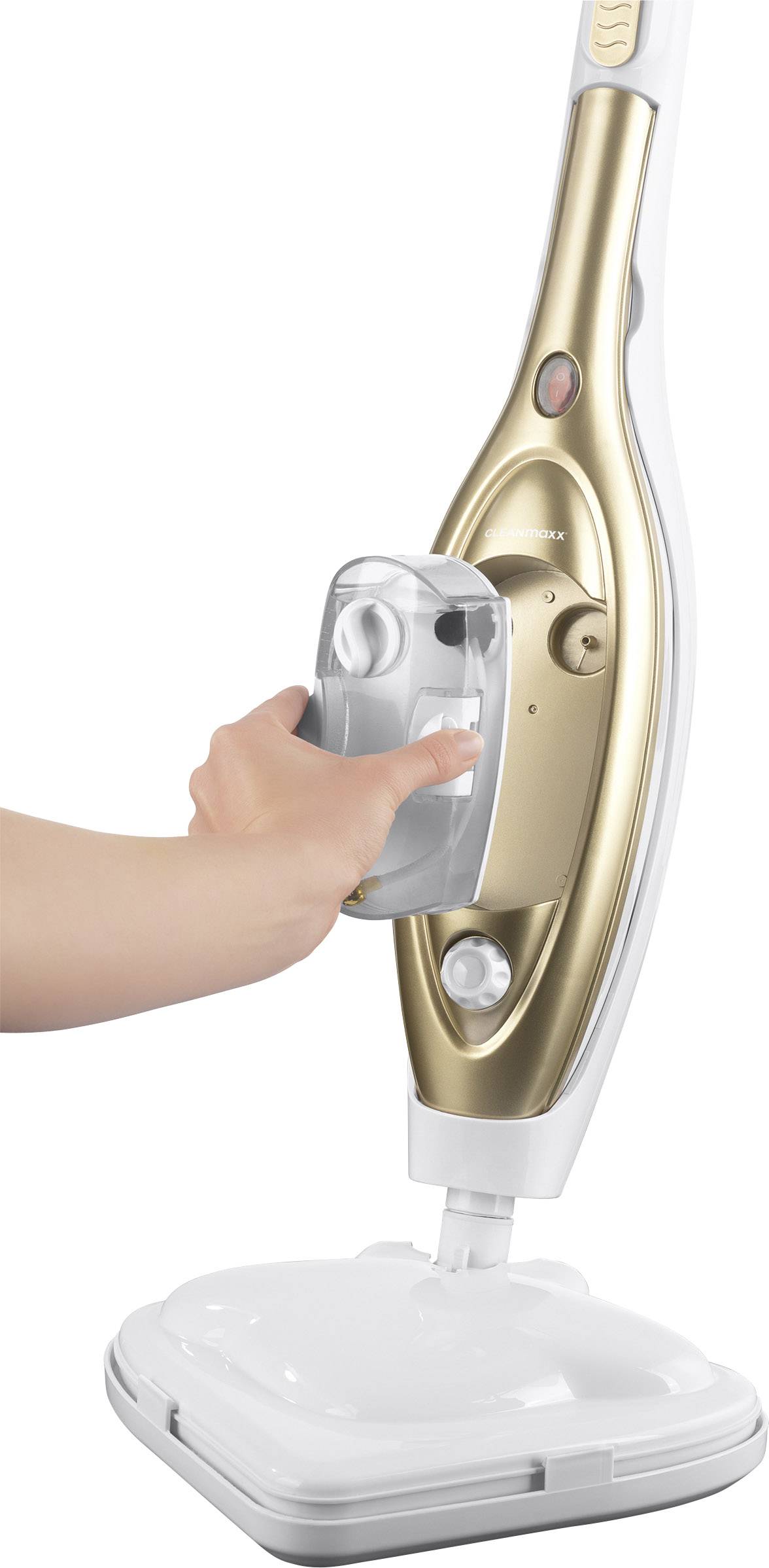 CleanMaxx 1123 Dampfbesen 1123 Grün, Weiß