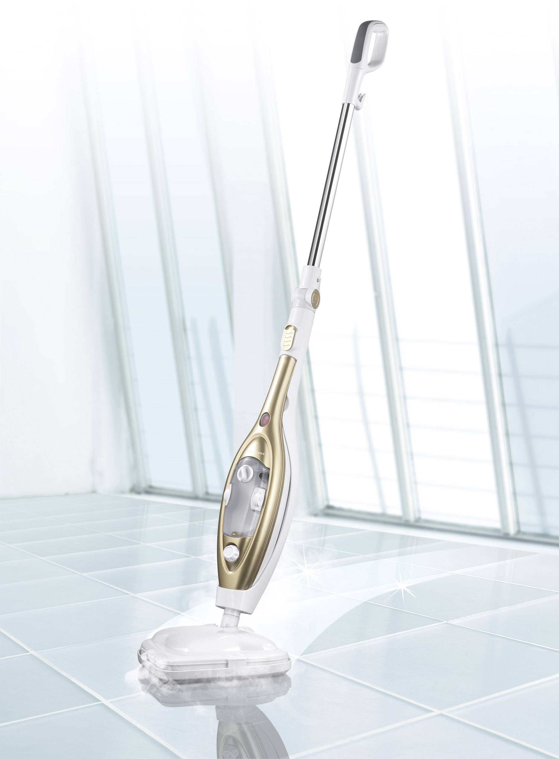 CleanMaxx 1123 Dampfbesen 1123 Grün, Weiß