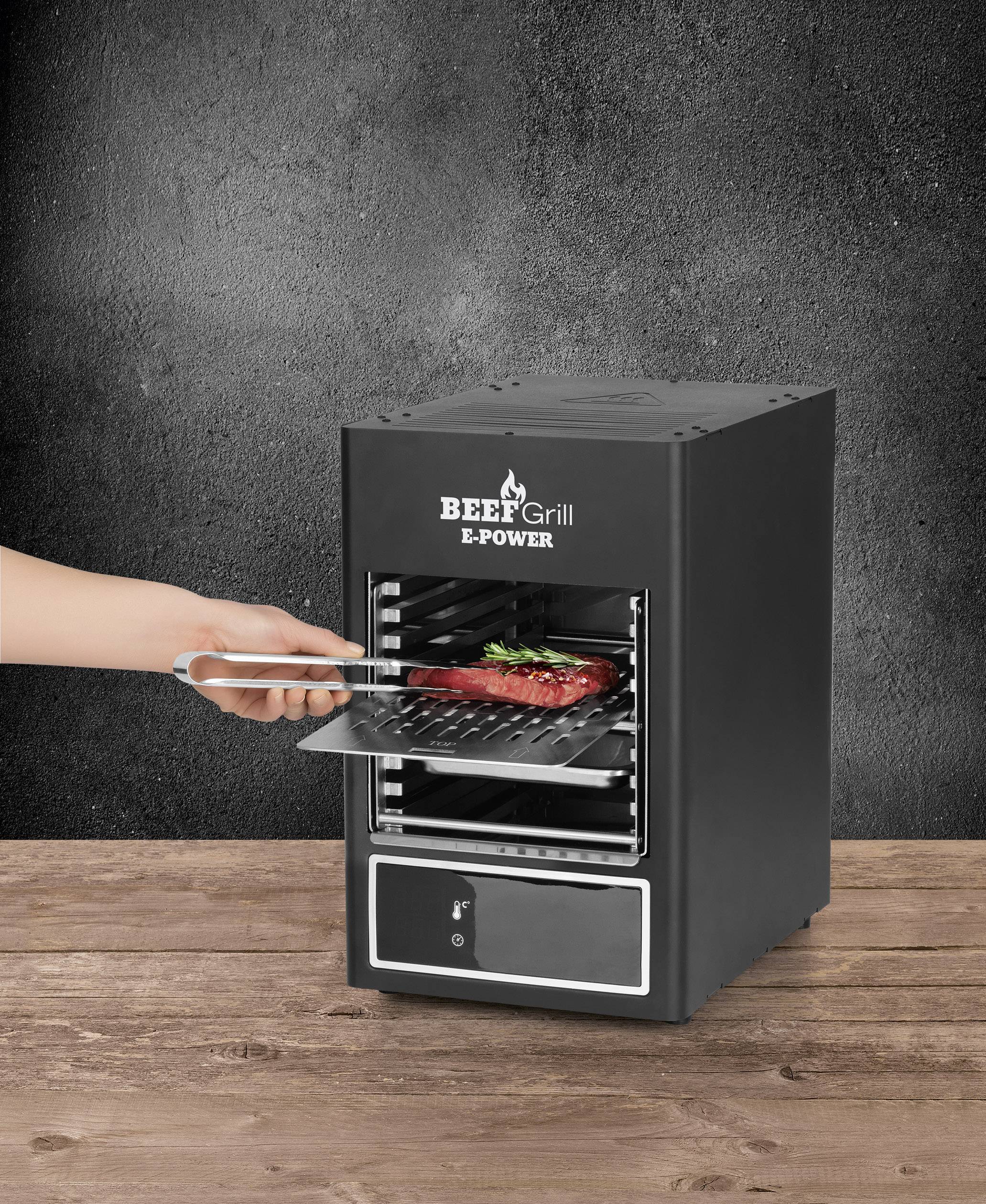 GourmetMaxx 8681 Steak Elektro-Grill Schwarz