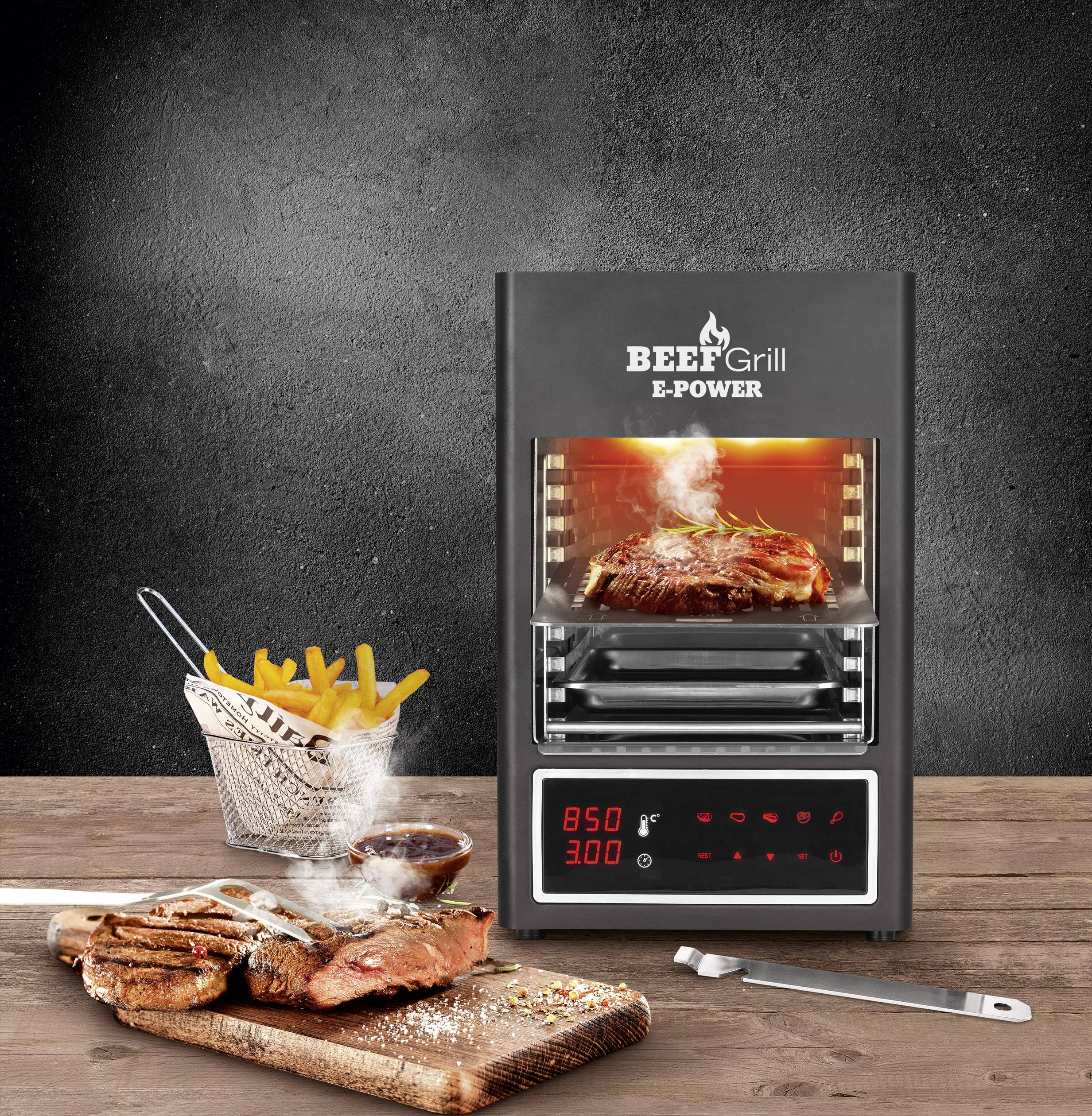 GourmetMaxx 8681 Steak Elektro-Grill Schwarz