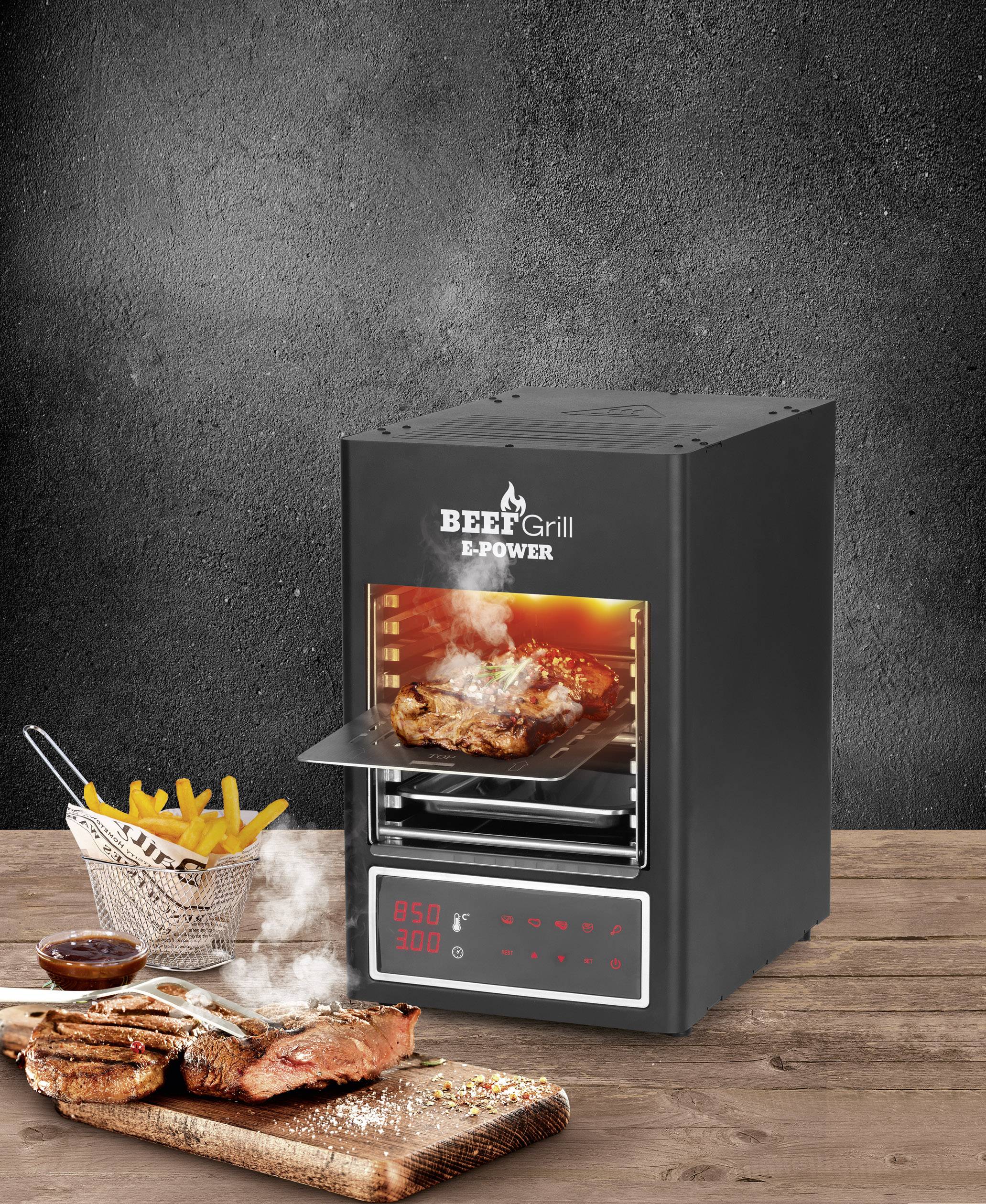 GourmetMaxx 8681 Steak Elektro-Grill Schwarz