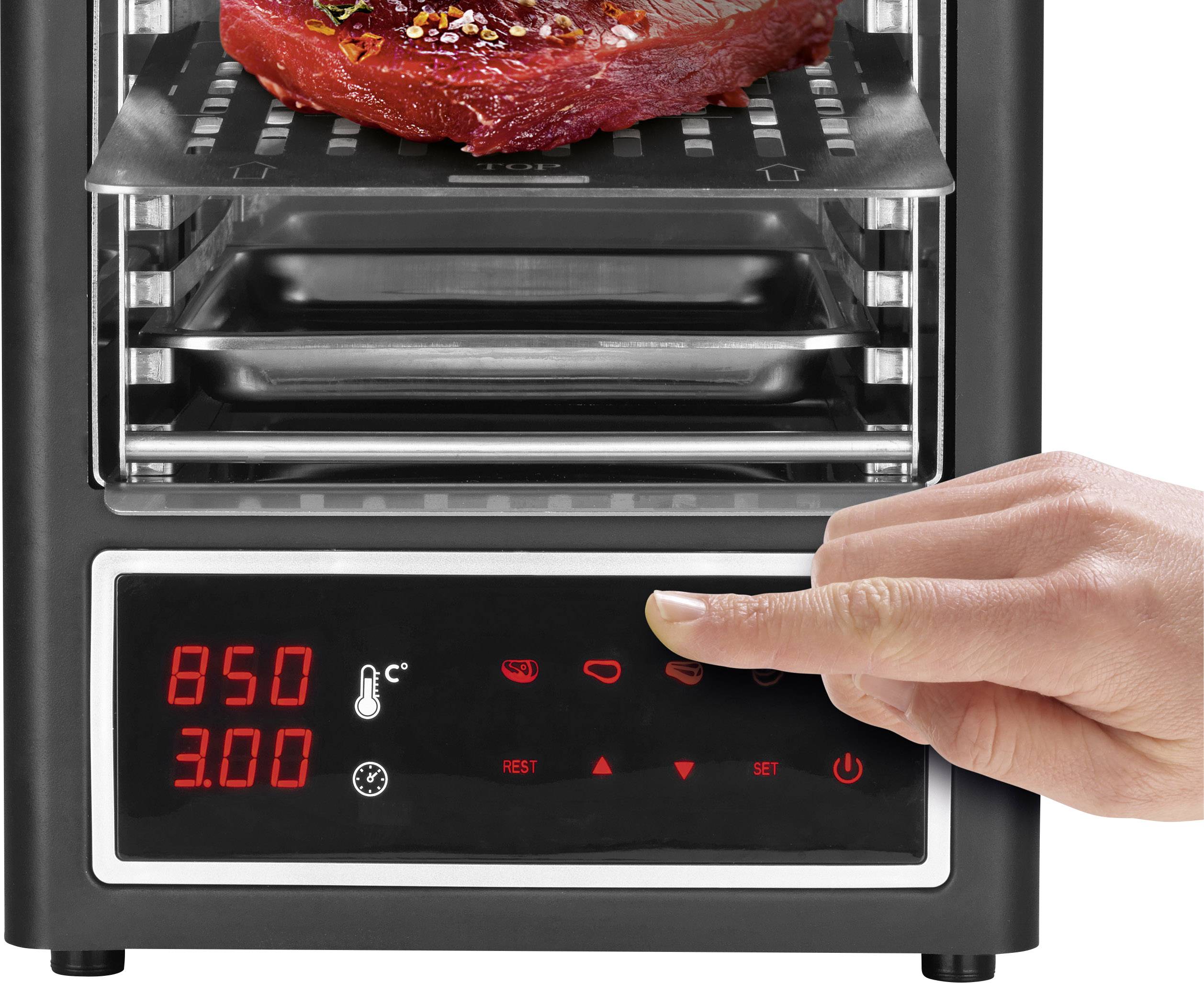 GourmetMaxx 8681 Steak Elektro-Grill Schwarz