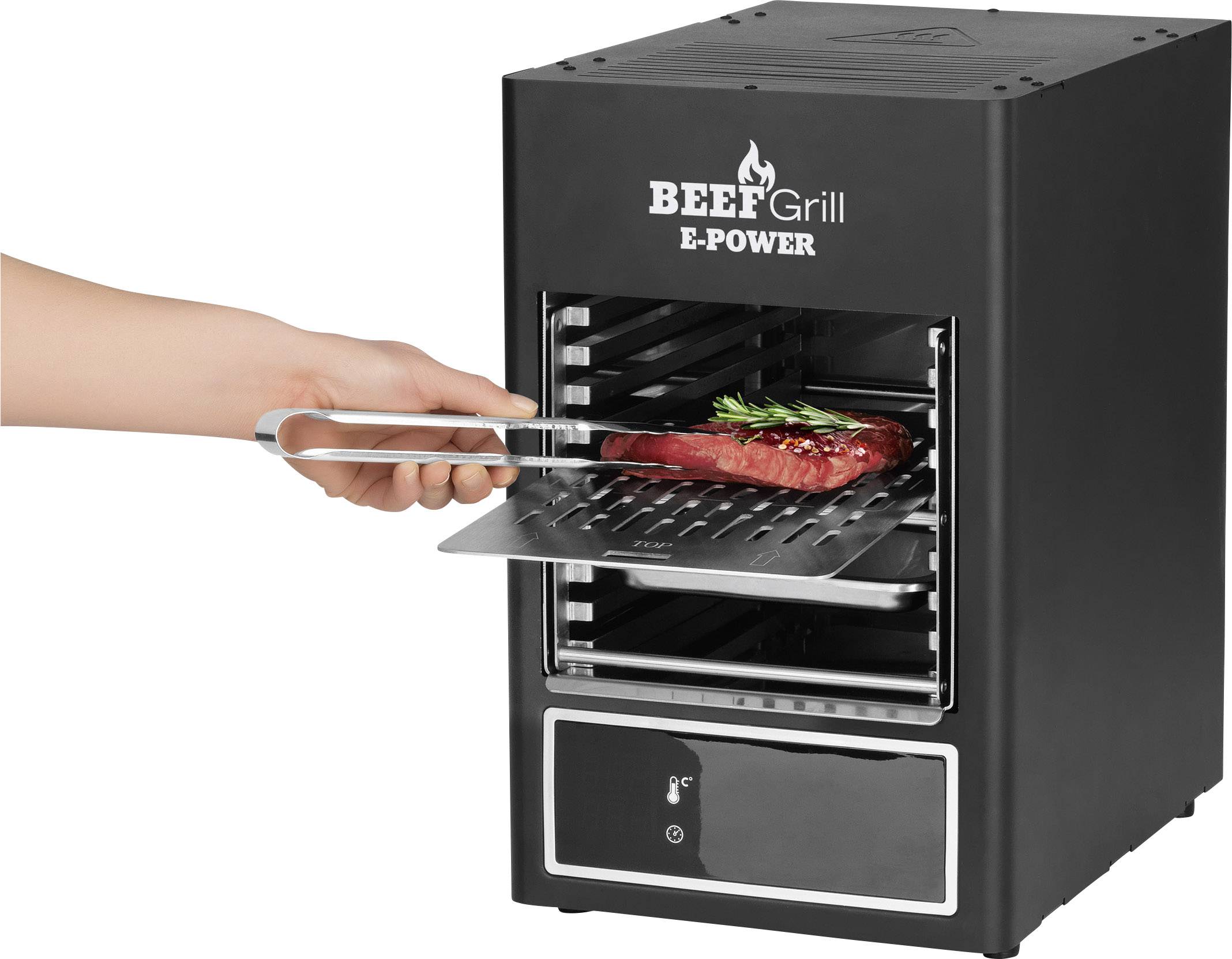 GourmetMaxx 8681 Steak Elektro-Grill Schwarz