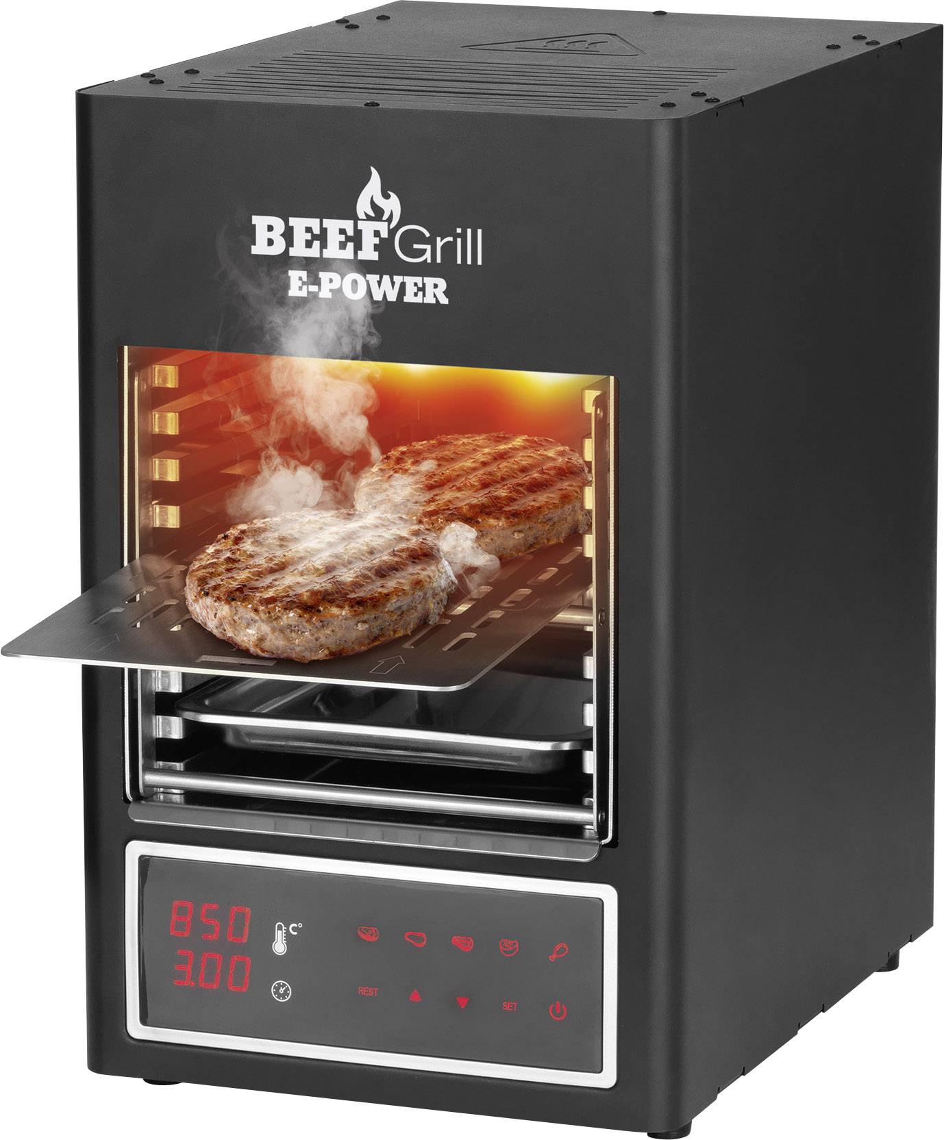 GourmetMaxx 8681 Steak Elektro-Grill Schwarz