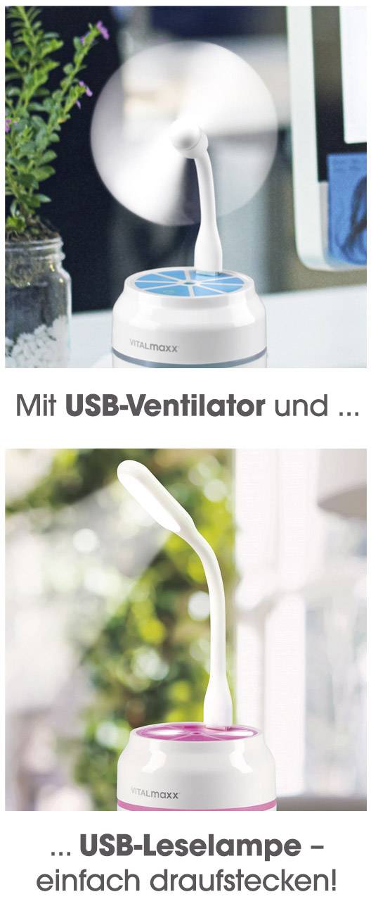 VitalMaxx 8601 Luftbefeuchter Weiß