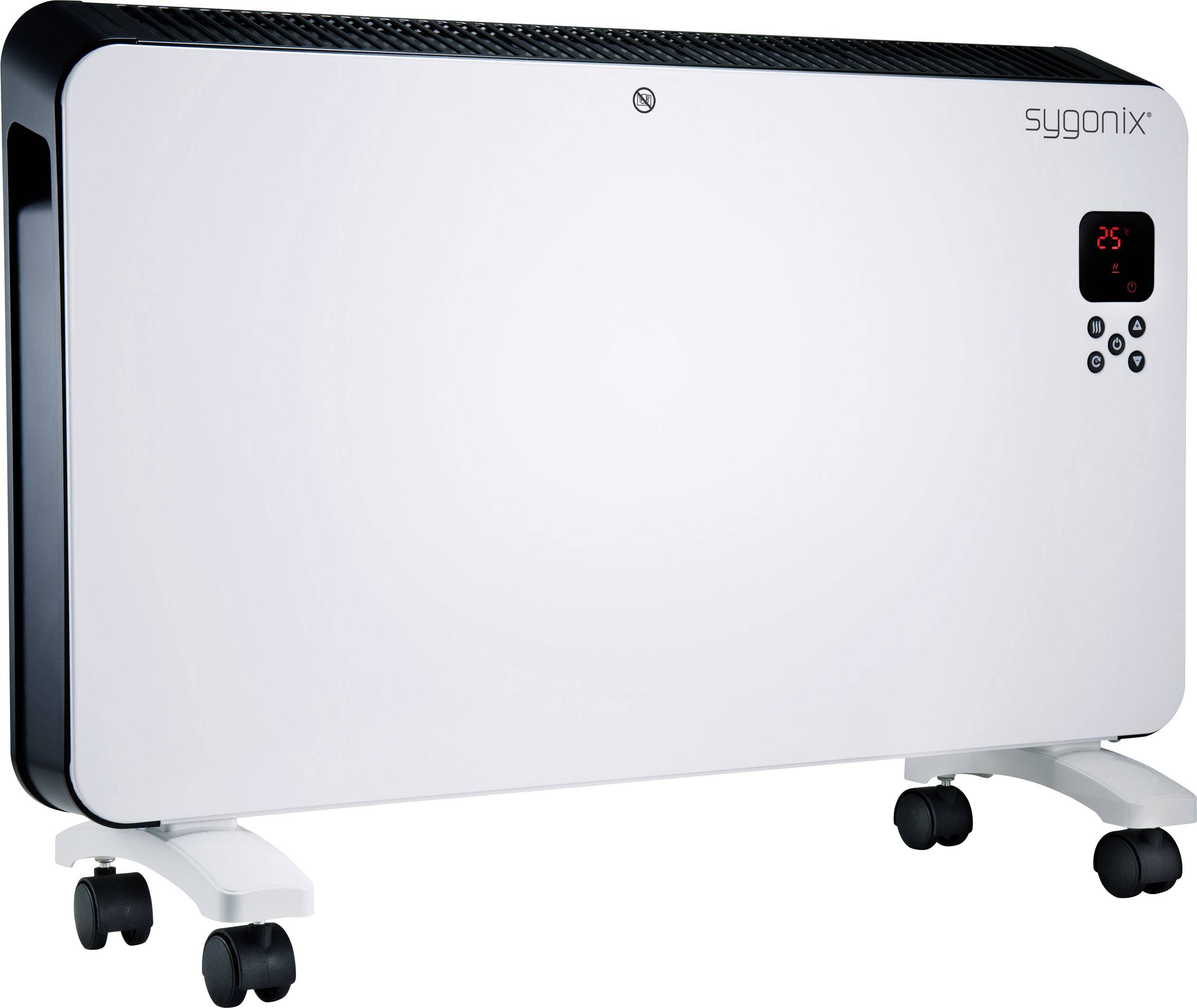 Sygonix SY-4289908 Konvektor 30m² Weiß, Schwarz