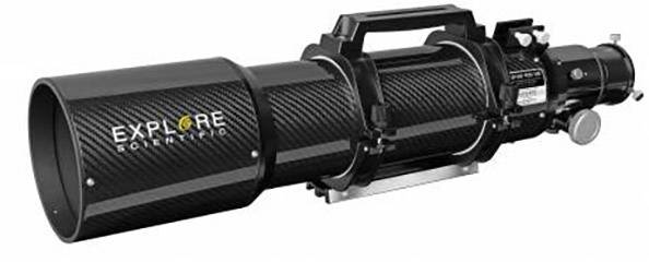 Explore Scientific ED APO 102mm f/7 FCD-100 CF HEX Linsen-Teleskop Achromatisch Vergrößerung 20 bis 200 x