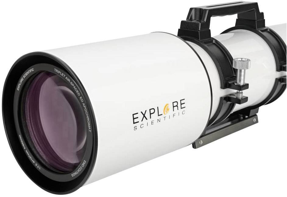 Explore Scientific ED APO 127mm f/7,5 Alu FCD-100 Alu HEX Linsen-Teleskop Achromatisch Vergrößerung 25 bis 260 x