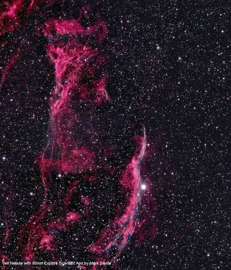 Explore Scientific ED APO 80mm f/6 FCD-1 Alu 2" R&P Fokussierer Linsen-Teleskop Achromatisch Vergrößerung 160 x (max)