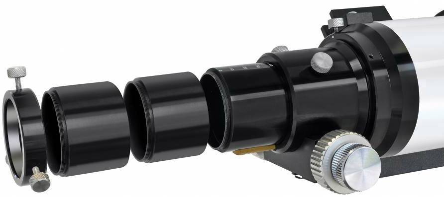 Explore Scientific ED APO 80mm f/6 FCD-1 Alu 2" R&P Fokussierer Linsen-Teleskop Achromatisch Vergrößerung 160 x (max)