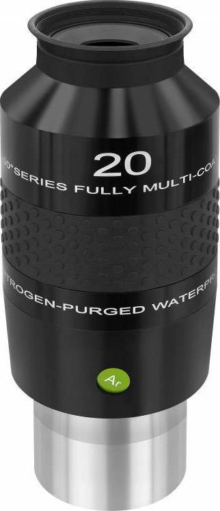 Ein schwarzes, mit Stickstoff gefülltes und wasserdichtes 20-mm-Teleskopokular mit mehrschichtiger Beschichtung.