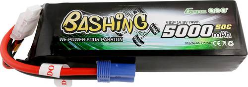 Modellbau-Akkupack (LiPo) 14.8V 5000 mAh Zellen-Zahl: 4 50 C EC5