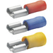 Klauke 720BZ Blade receptacle Connector width: 6.30 mm Connector thickness: 0.80 mm 180 ° Partially insulated Red