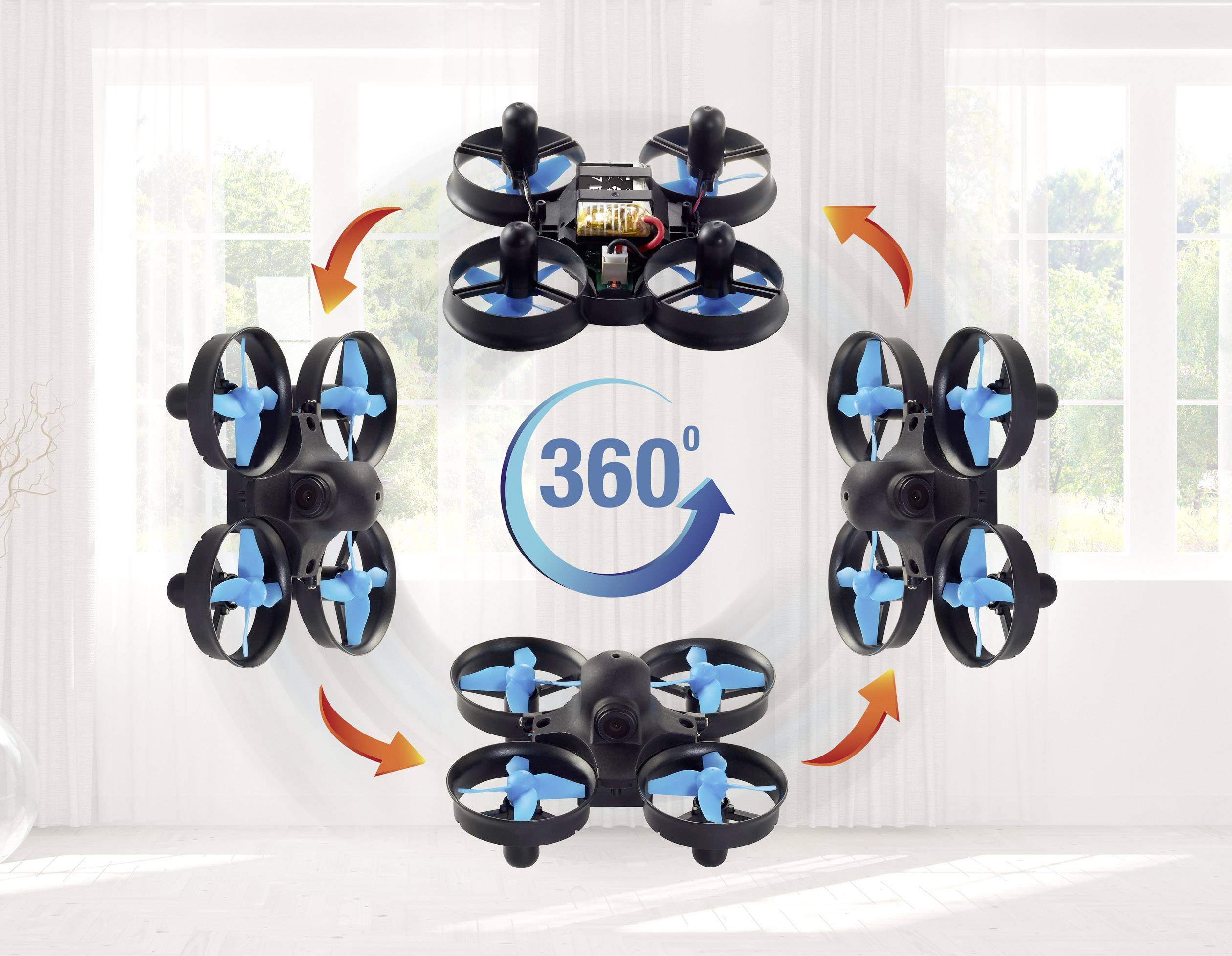 Reely Vortex Mini 2 in 1 drone and hovercraft FPV Quadrocopter RtF Einsteiger