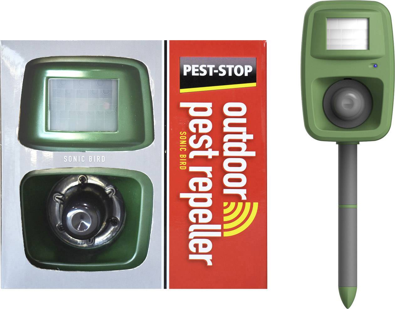 PEST STOP Sonic Bird Vogelvertreiber Funktionsart Ultraschall 1 St.