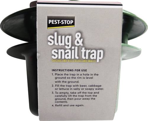 PEST STOP Slug & Snail Trap Schneckenfalle Lockstoff 1St.