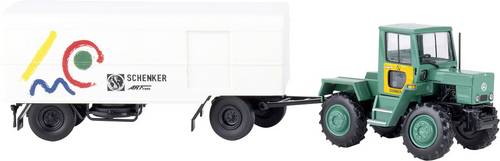 13716 H0 Mercedes Benz trac mit Anhänger Schenker arttrans