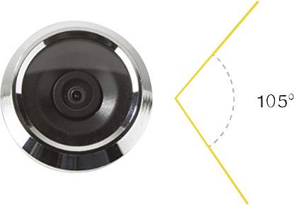 YALE YY45 01680 Digitaler Türspion mit LCD-Display 8.12cm 3.2 Zoll