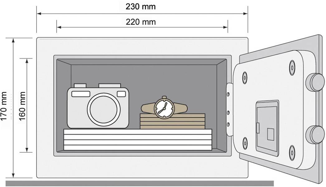 YALE YYSV 03388 Tresor Zahlenschloss