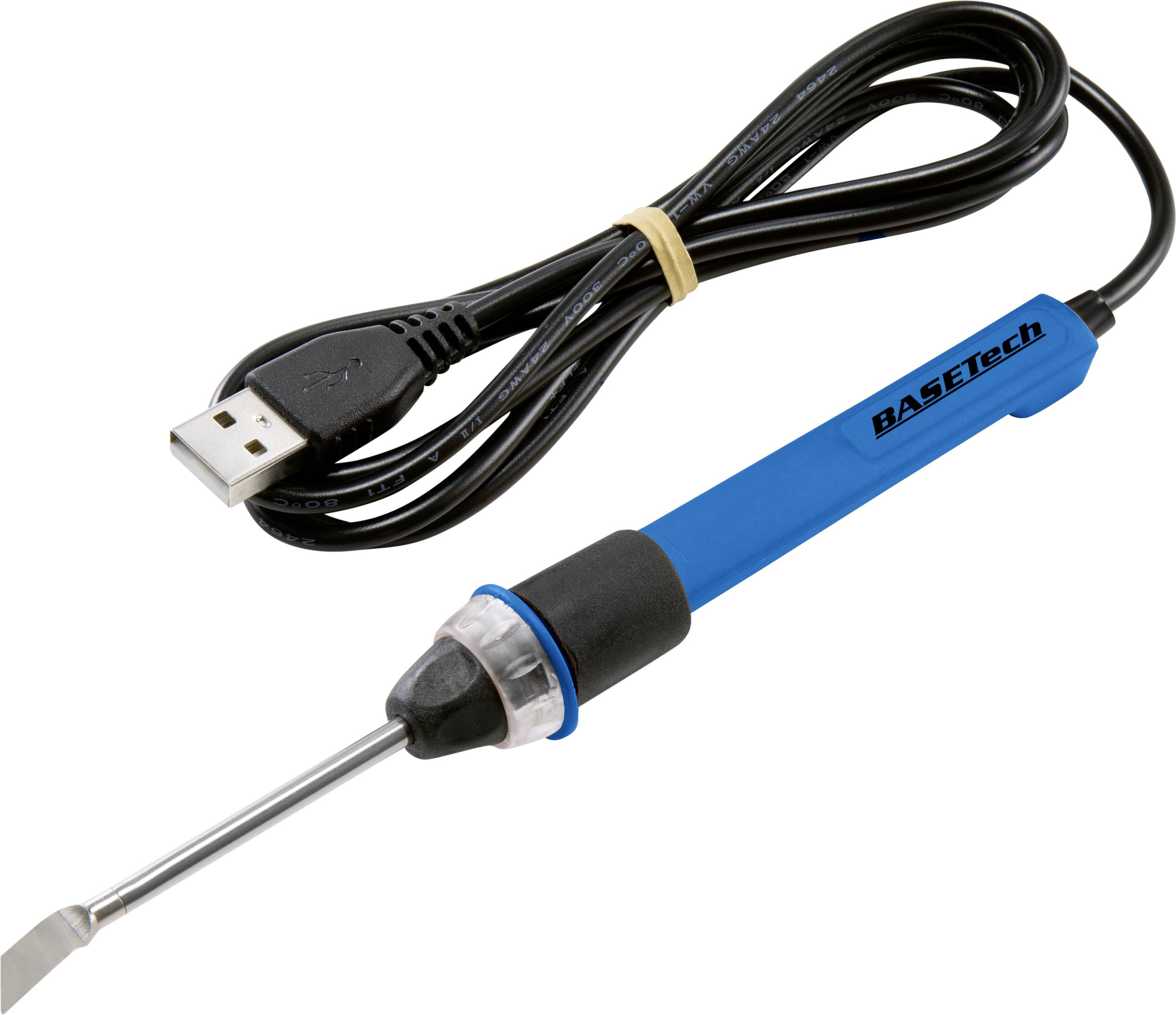 Basetech LWK-172 Lötkolben-Set 5 V/DC 8W Meißelform 400°C (max)