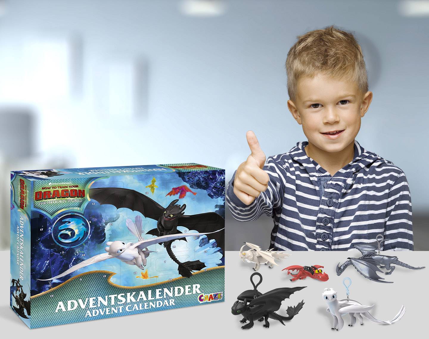 Craze Adventskalender Dragons 3 2019