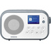 Sangean DPR-42BT White-Stone Blue Kofferradio DAB+, UKW Bluetooth® Weiß, Stein